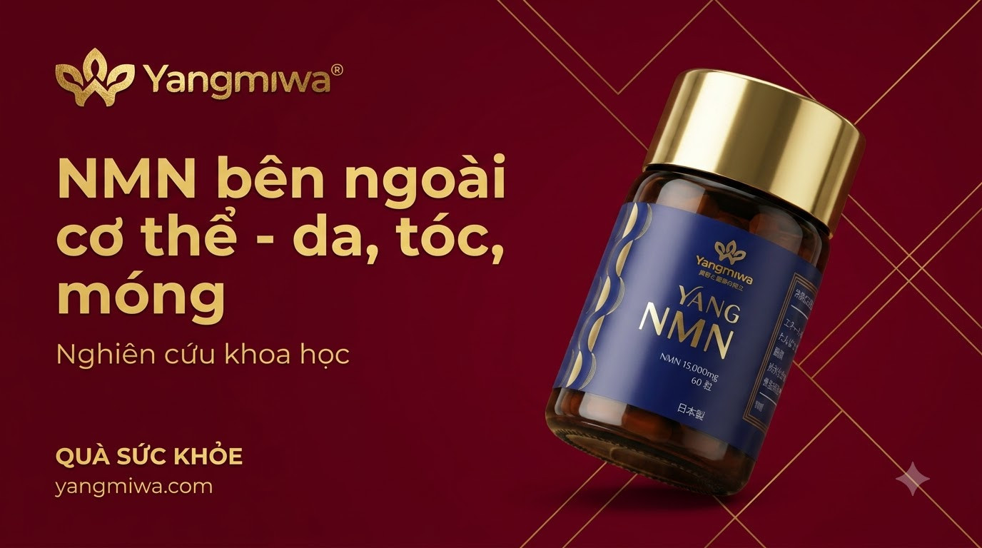 NMN và vẻ ngoài: Da, tóc, móng khoẻ từ bên trong tế bào
