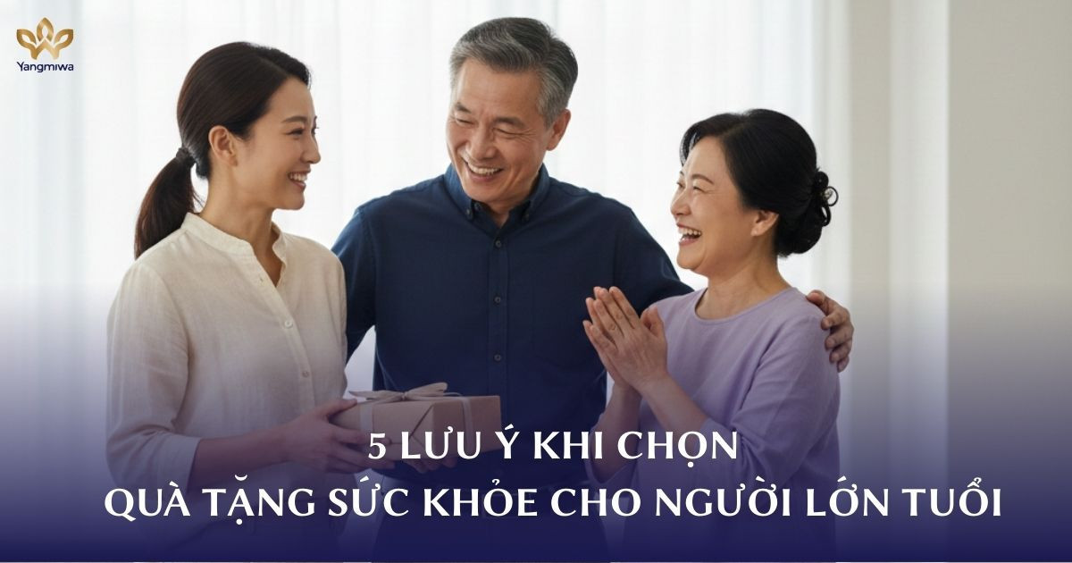 5 lưu ý khi chọn quà tặng sức khỏe cho người lớn tuổi