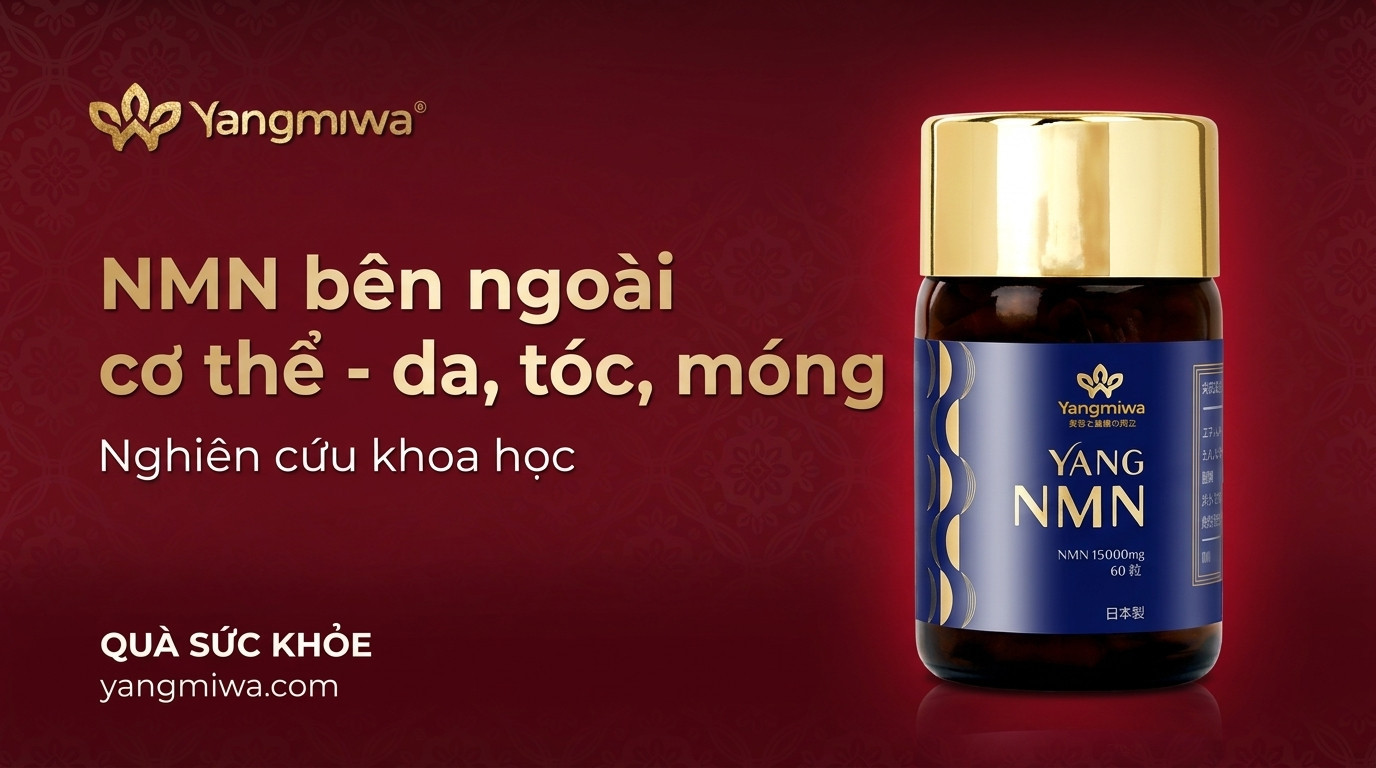 NMN và vẻ đẹp bên ngoài: da, tóc, móng khoẻ từ bên trong