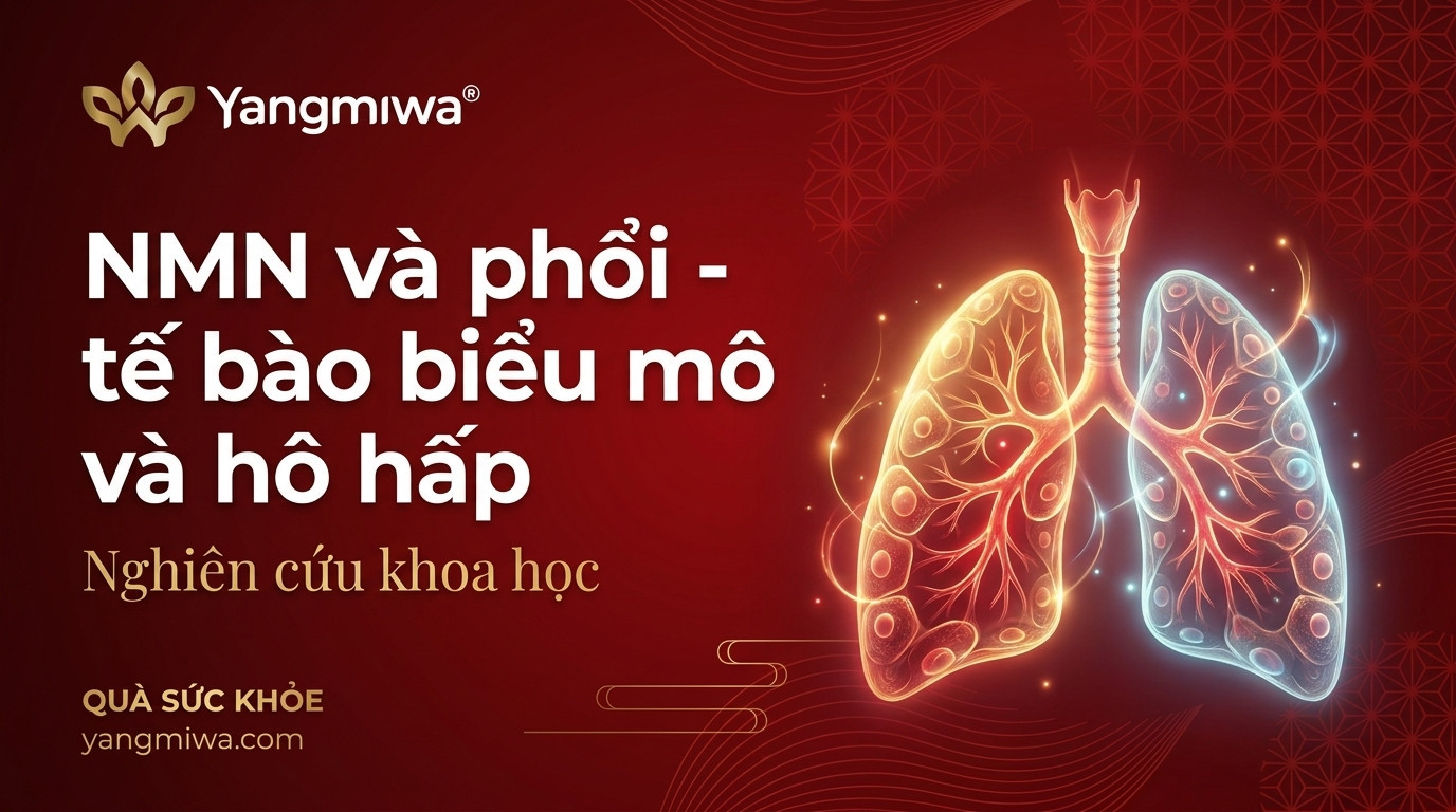 NMN và Phổi: Bảo Vệ Biểu Mô Hô Hấp, Giữ Hơi Thở Khỏe