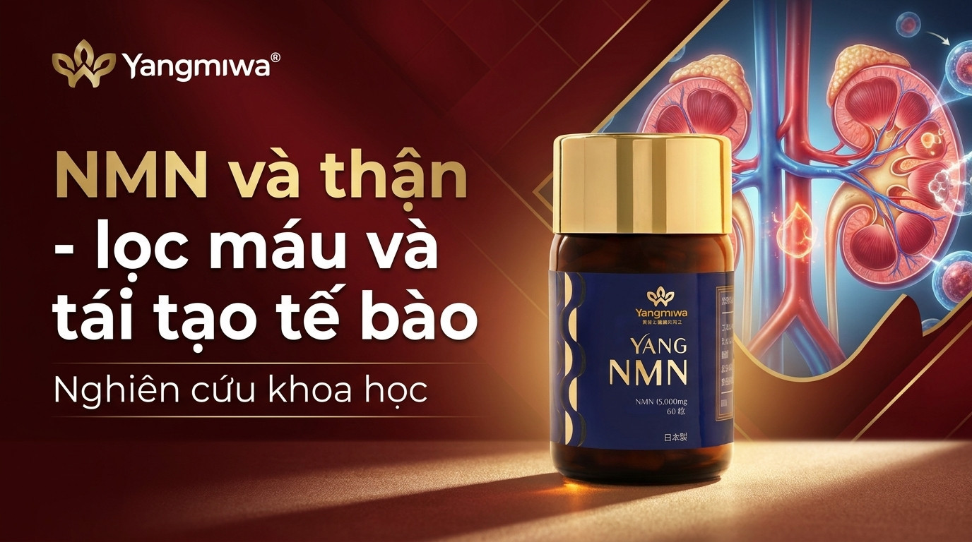NMN và thận: Lọc máu, tái tạo tế bào và trường thọ sau 40