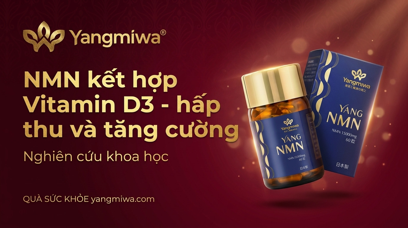 NMN kết hợp Vitamin D3: Hấp thu tối ưu, tăng cường năng lượng