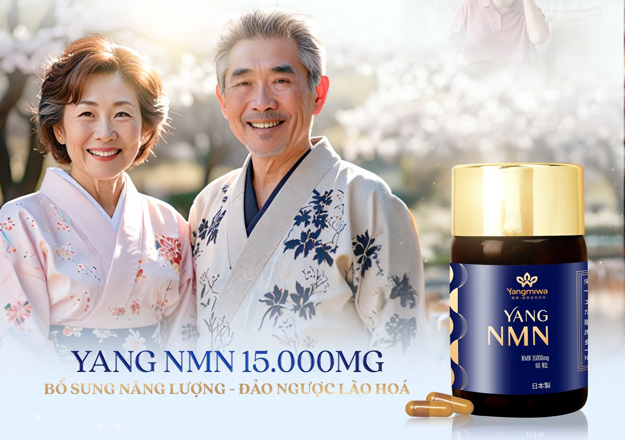 Công dụng của Yang NMN 15000 mg đối với sức khỏe người trung niên